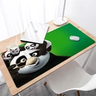 Резиновый прочный Настольный коврик для мыши KungFu, панда, дизайн сделай сам, очень большой размер, игровой нескользящий коврик для мыши