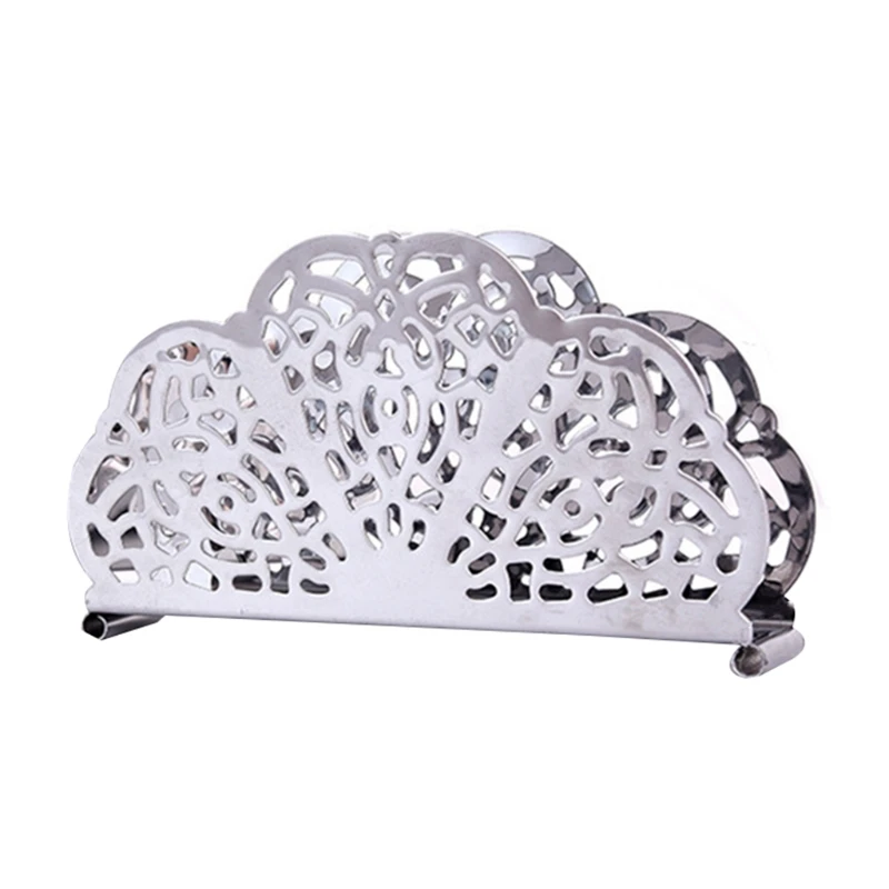 

Napkin Holders For Tables Dinner Napkin holder Silver Napkin Holder Metal Napkin L5YE