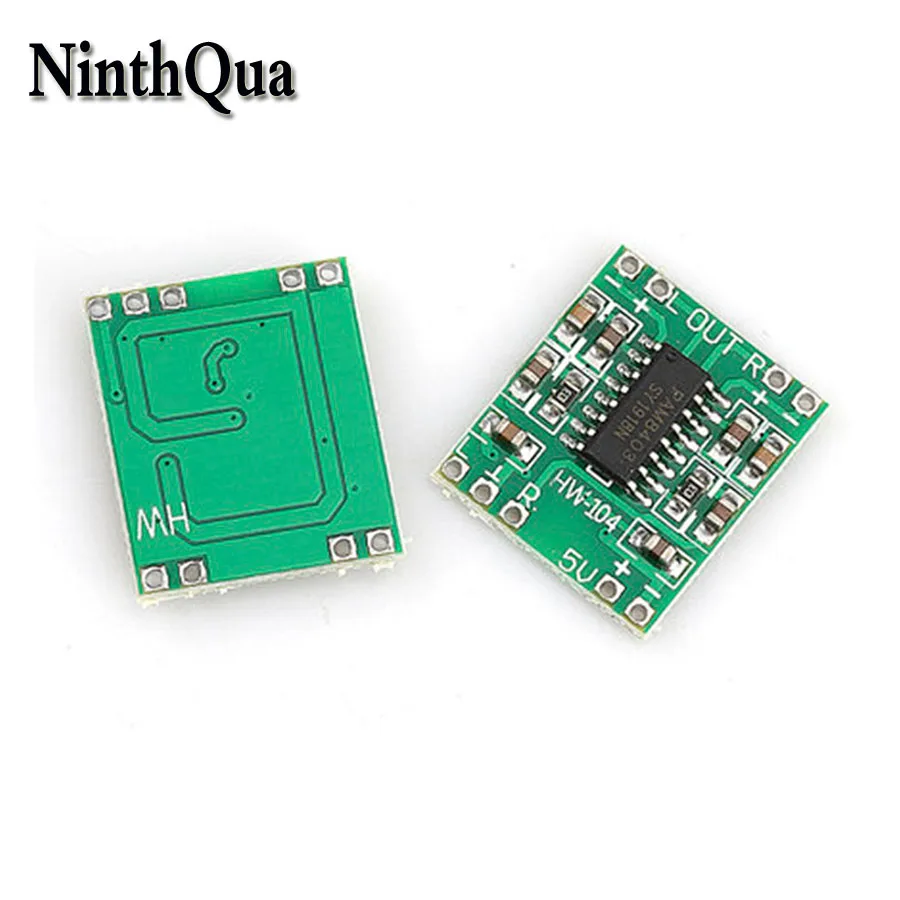 1 шт. 5 в микро-USB цифровой усилитель мощности разъем платы 2*3 Вт класс D пам8403