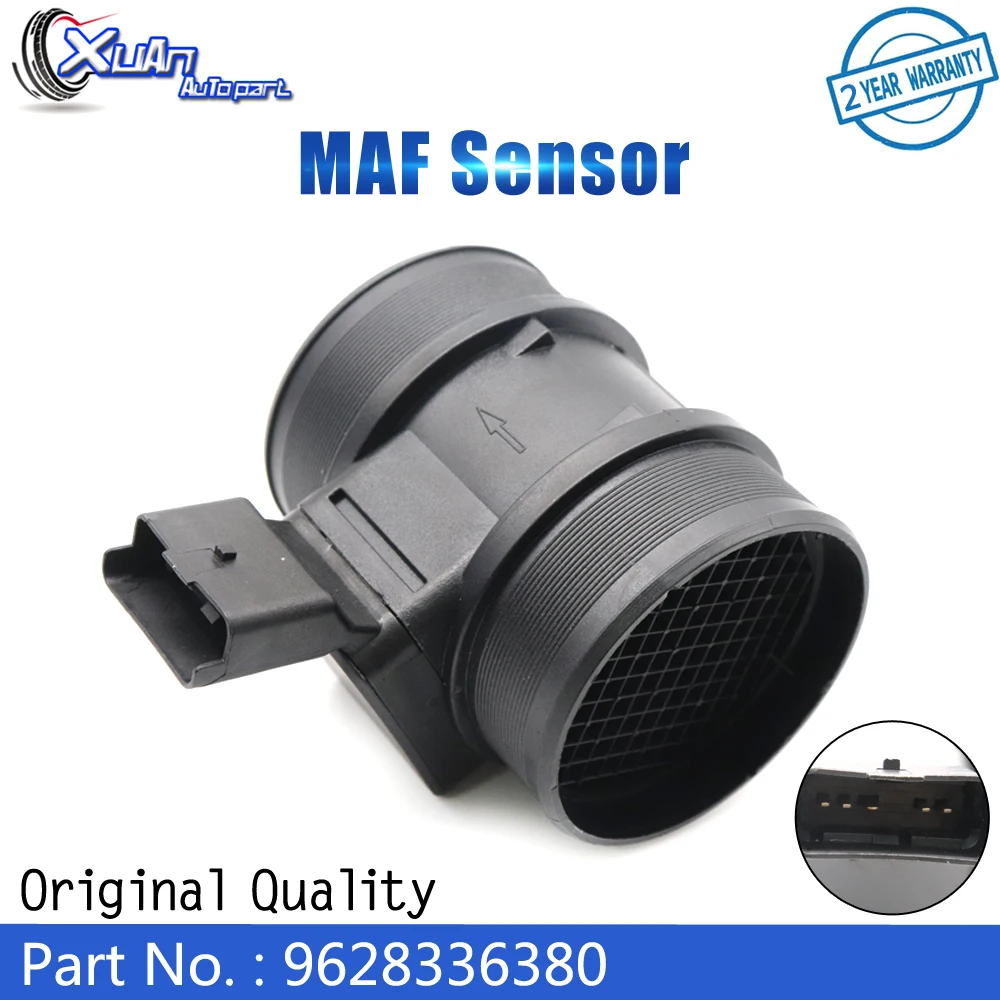 Датчик воздушного потока XUAN MAF 9628336380 для Citroen Berlingo C15 Jumper Xsara Fiat Ducato Peugeot 206 306