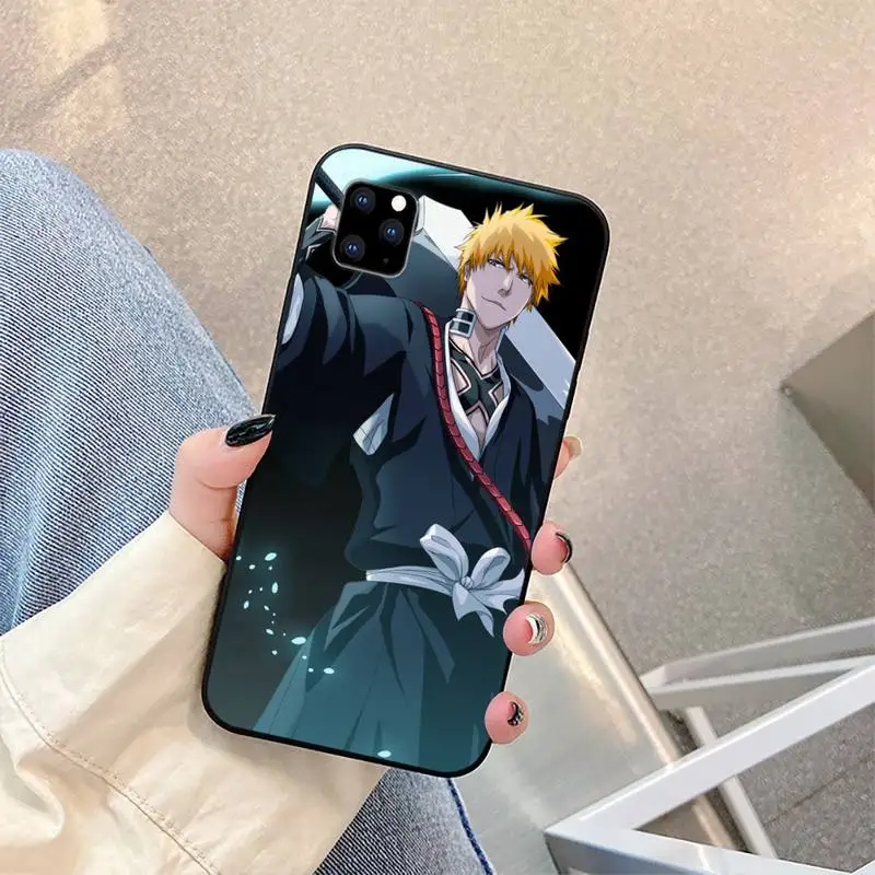 

Bleach Anime Kurosaki Ichigo Phone Case For iphone 5s 6 7 8 11 12 plus xsmax xr pro mini se Cover Fundas Coque