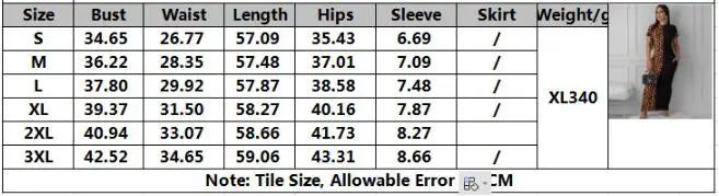 

2021 spring New Sexy Leopard Print slim dress casual o-neck short sleeve women's T-shirt long skirt