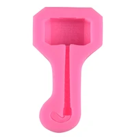 thor hammer shaped silicone fondant cake decorating mold chocolate molds baking tools kitchen accessories