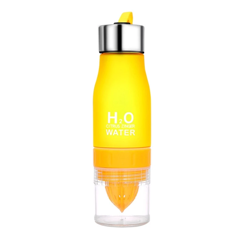 

High Quality 650ml Manual Juicer Water Bottle Portable Outdoor Indoor Mulitifunctional Fruits Citrus Blender 7 Colors Drop Ship