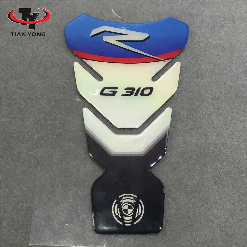 Декоративная Защитная черная мотоциклетная Накладка для BMW G310 G 310 3D наклейка из