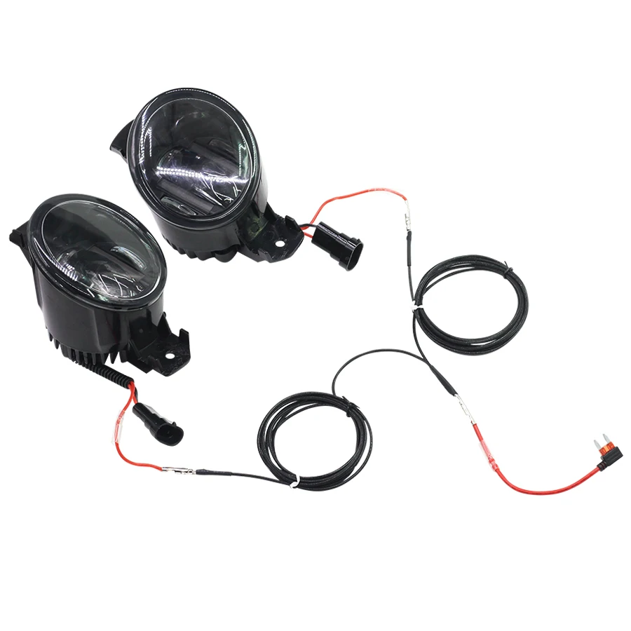 Cawanerl 2 X Противотуманные фары Дневные Фары Светильник LED DRL дневная ходовая лампа