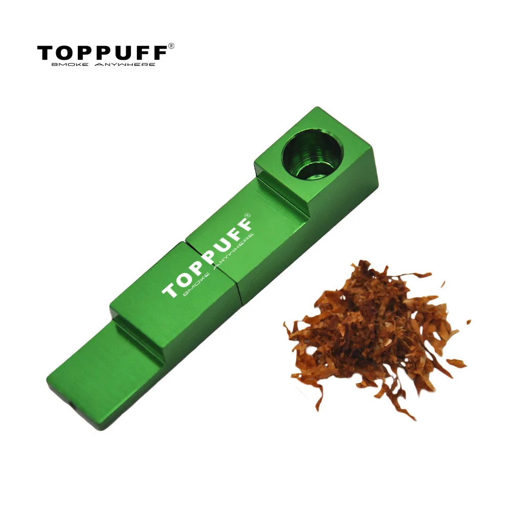 Трубка для курения TOPPUFF Магнитная Складная алюминиевая 77 мм креативная