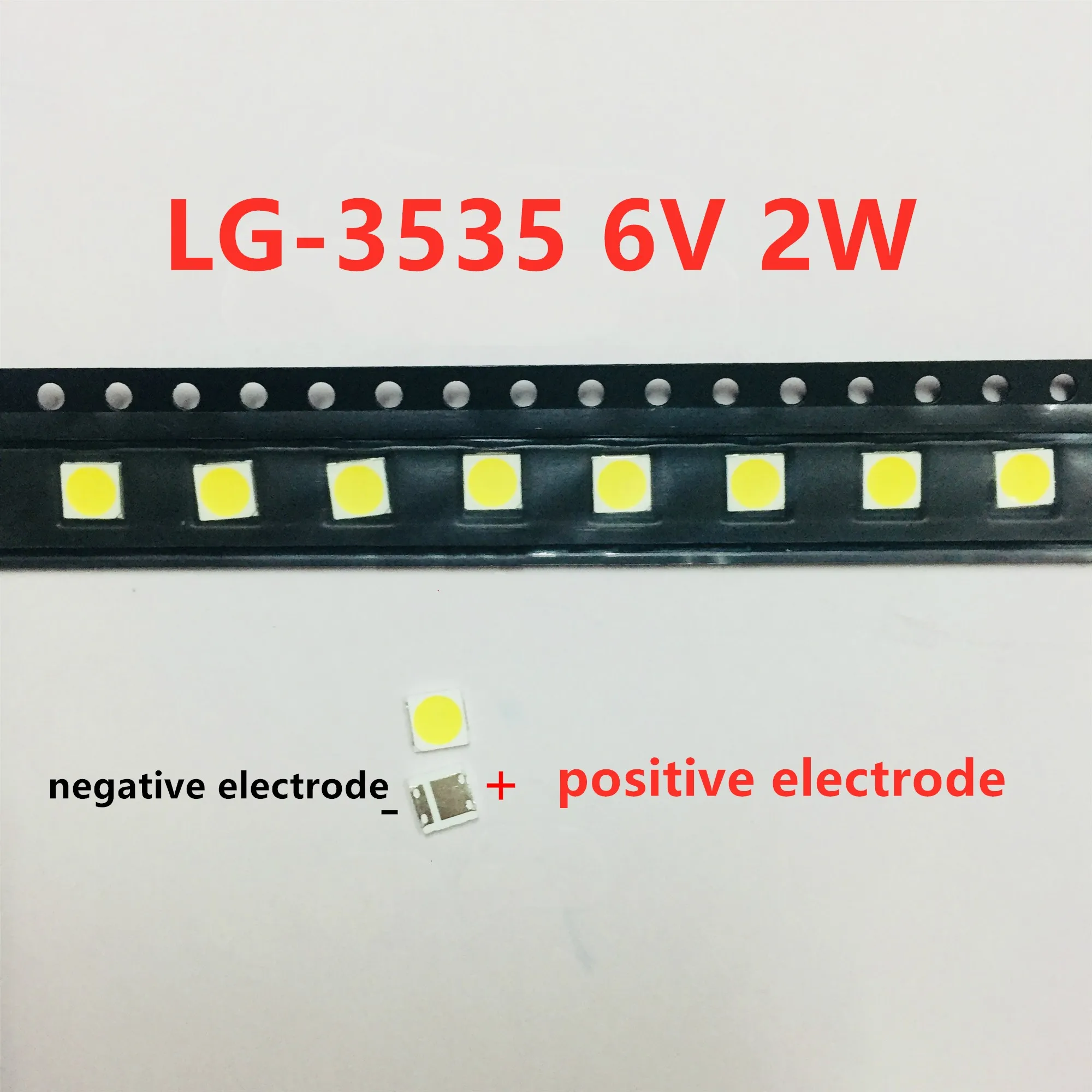 1000 шт. сменные SMD лампы для LG 3535 6 в 2 Вт ЖК телевизор задний светильник только