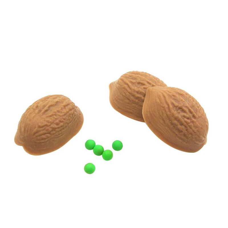 

Walnut Shell Magic Tricks Props Toys Close up Vanish