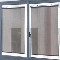 Window Curtains Shades Roller Blinds Sun Block Durable Suction Cups Cover Curtain Black Universal Manual Lifting Heat Insulation