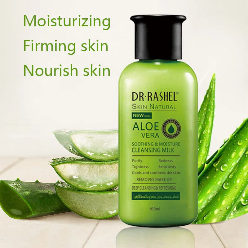 

160ml DR.RASHEL Whitening After-sun Repair Remover Aloe Vera Cleansing Milk Soothing Moisture Firming Nourish Purify Tightness