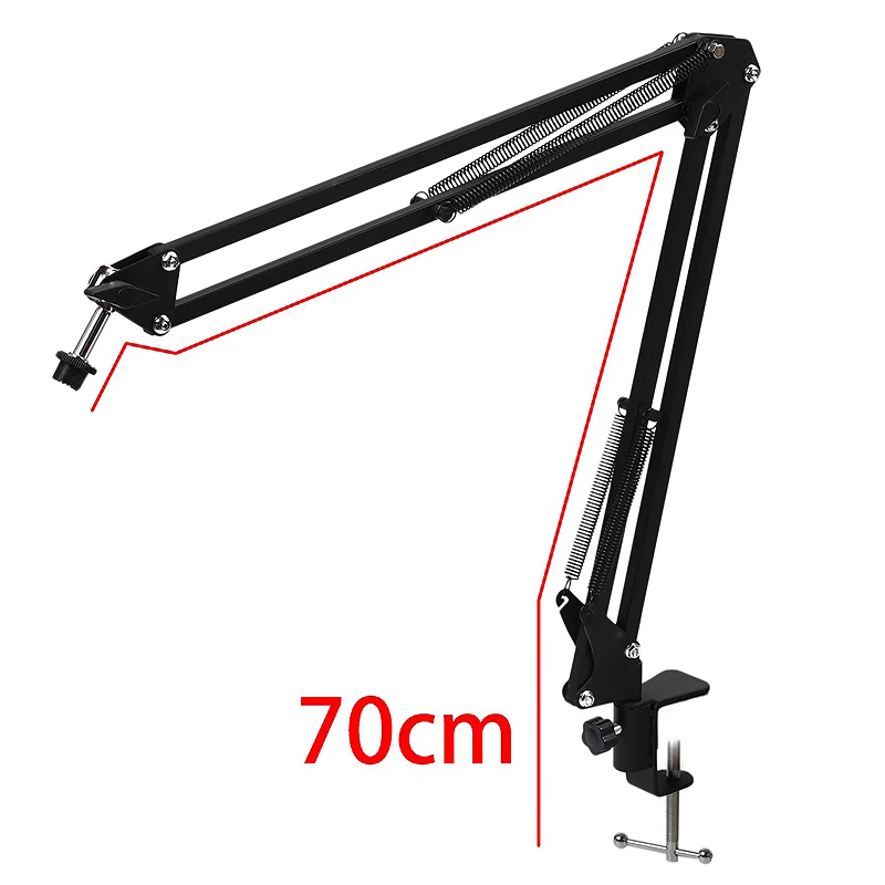Pro Desktop Microphone Holder Suspension Scissor Arm Stand Table Mounting Clamp for Samson Blue Yeti Snowball | Электроника