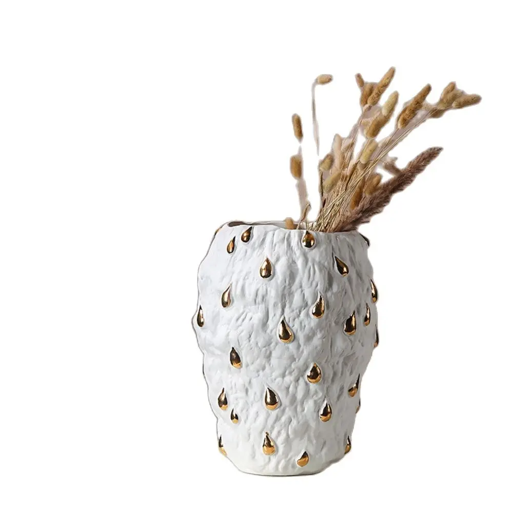 

Роскошная керамическая ваза в скандинавском стиле, белая большая ваза, современные декоративные вазы, цветочный горшок, аксессуары для укр...