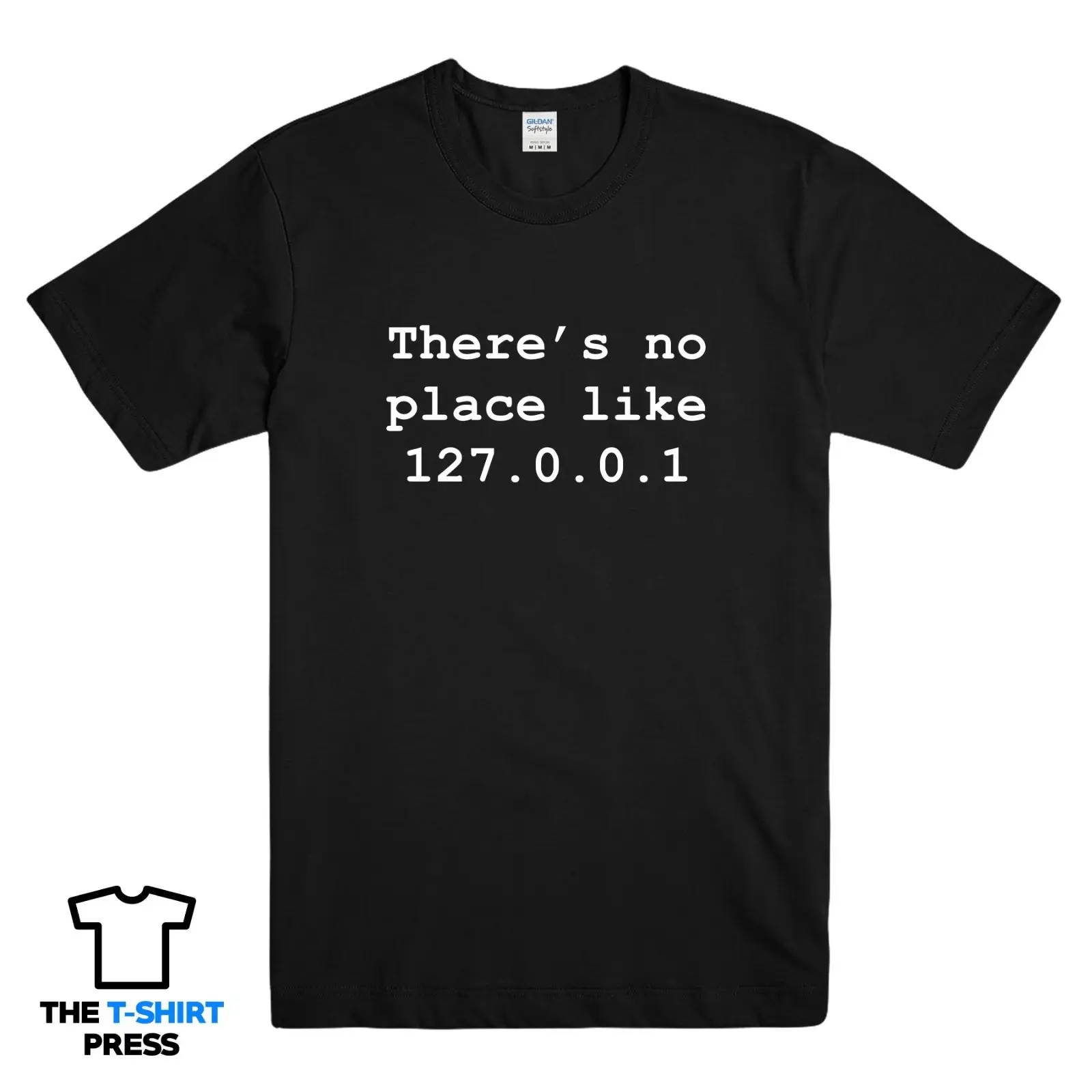 Там нет места как дома Забавный интернет слоган футболка веб Ботан IP адрес 100%