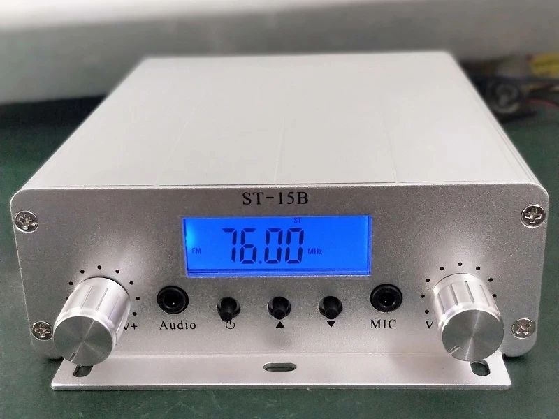ST-15BV3 15 Вт 76 МГц-108 МГц FM стерео радиовещание трансмиттер комплект станции |