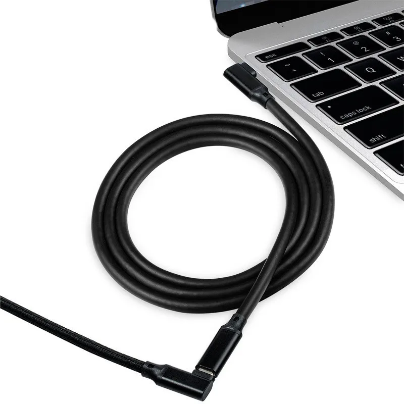 Колено 0 5 м 1 2 3 100 Вт PD 5A USB3.1 Type-C Удлинительный кабель 4K 60 Гц устройство для