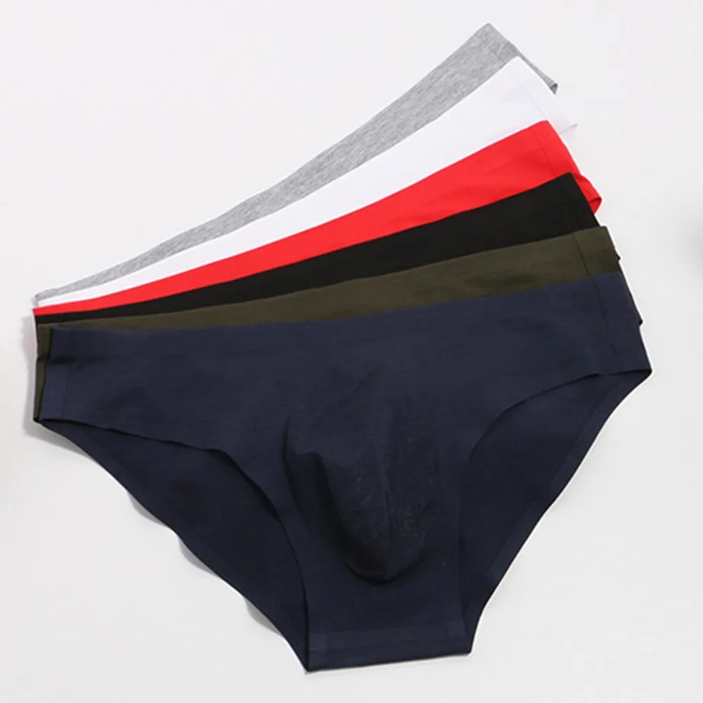 

Men Seamless Low-Rise Fashion Breathable Comfortable Sexy U-Convex Briefs Male Sport Shorts Bottom Fahion Lingerie Gays Inmitate