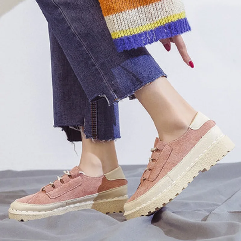 Обувь мрачного стиля 2019 Новинка повседневная обувь из натуральной кожи на