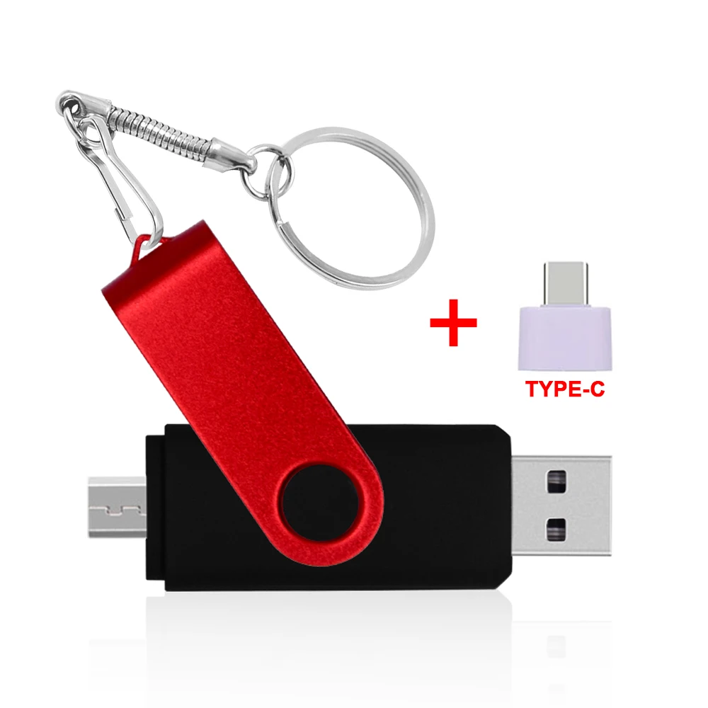 Usb флеш-накопитель 256 ГБ 128 OTG и TYPE C usb s 64 32 16 флешка 3 в 1 u-диск USB-флешка | Компьютеры