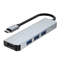 4 in 1 type c or usb 3 0 adapter hub expand docking station for macbook laptop mobile phone ipad multi interface usb or hdmi
