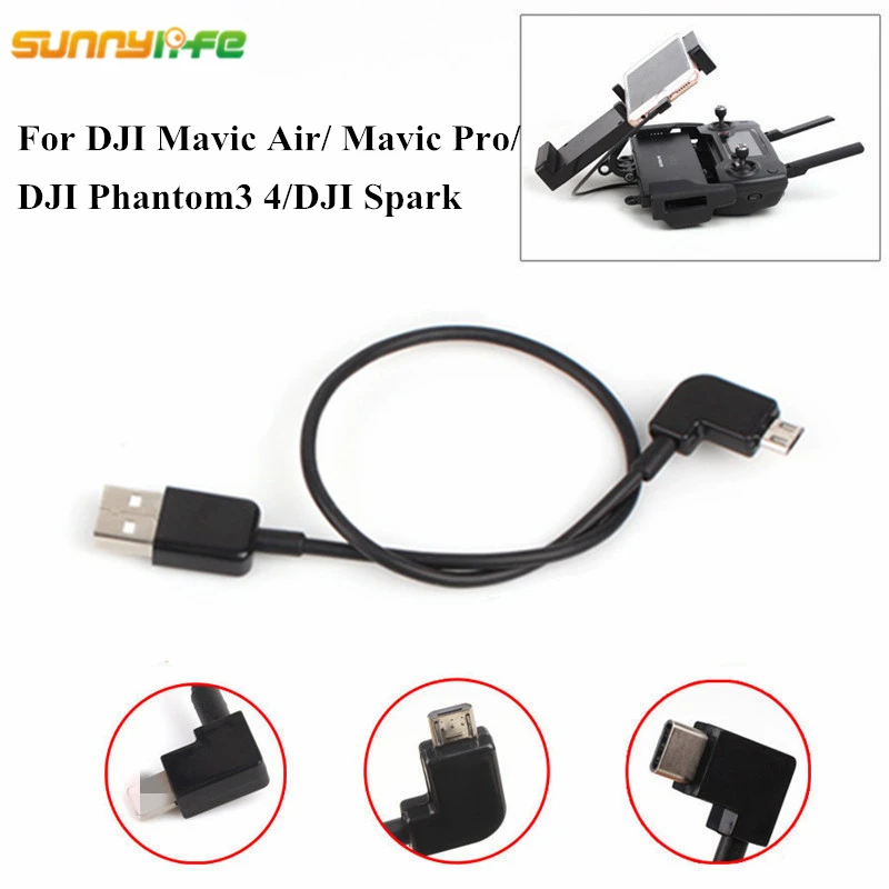 Для DJI OM 4 3 Mavic 2 Pro Air для Android Зарядное устройство соединительная линия TYPE-C USB