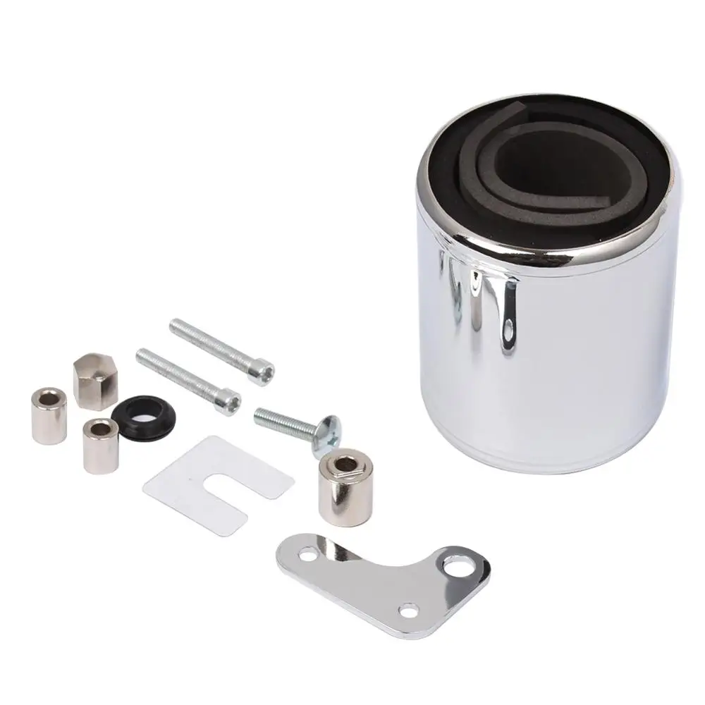 Barato Soporte Universal Cromado Para Manillar De Motocicleta, Interruptor De Embrague, Soporte Para Copa De Bebida, Montaje Para Todos Los Modelos Harley