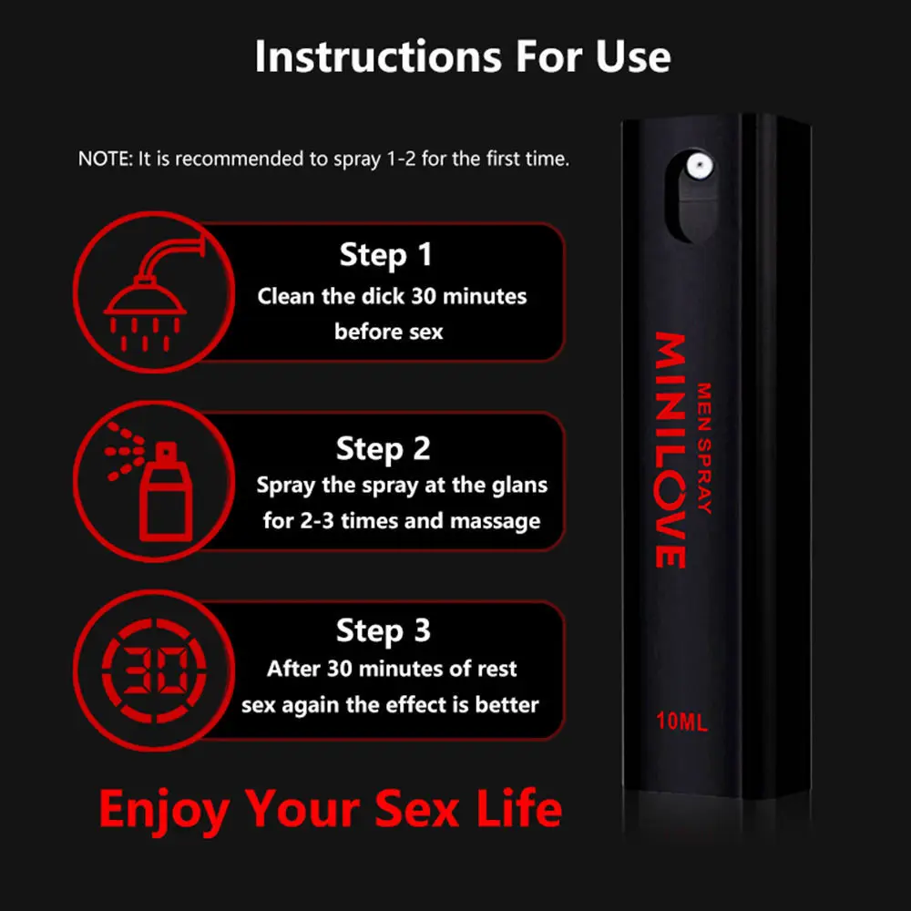 10 мл Виагра распылением мощный для продления сексуального акта продукты Для