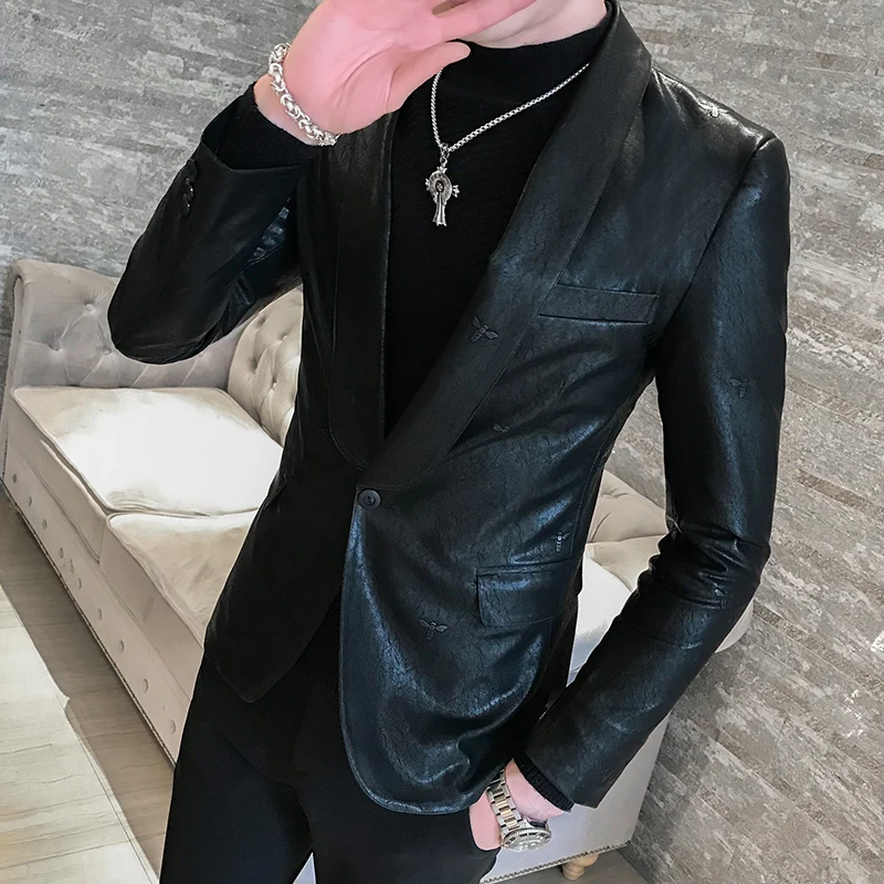 Спортивные пиджаки для выпускного повседневное Мужское пальто в Корейском стиле