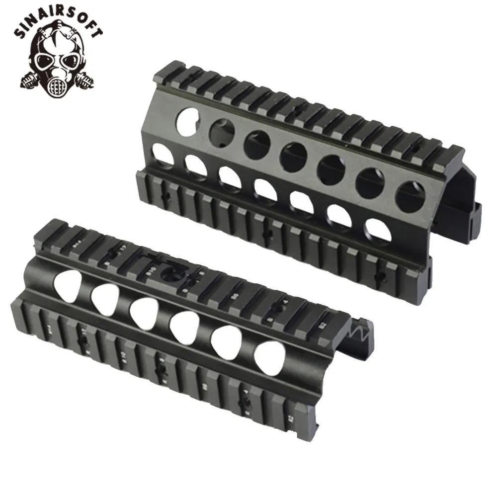 Sinairsoft Алюминиевый CNC M249 нижний и верхний кронштейн для крепления на руку 6 шт. RIS