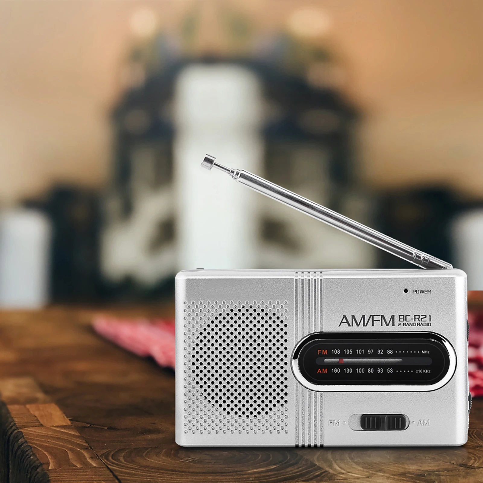Универсальный портативный AM/FM мини-радио стерео колонки приемник музыкальный