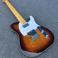 factory outlet 6 string electric guitar elm veneer body maple retro color neck back string electronic instruments postage
