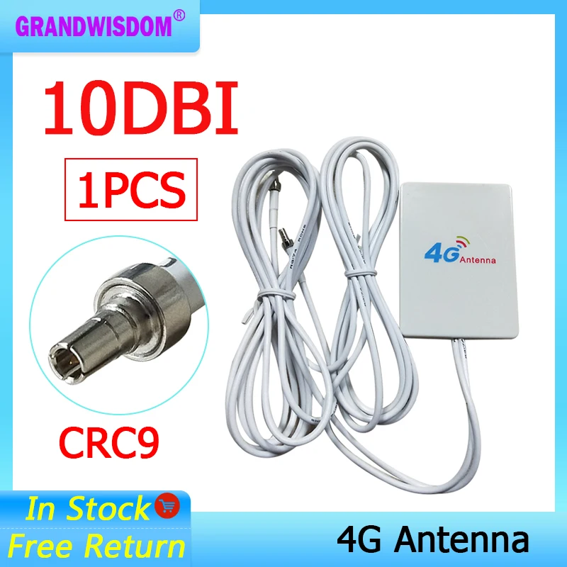 

Антенна Grandwisdom 4G lte 10dbi SMA штекер разъем антенна маршрутизатор внешний ретранслятор Беспроводная модемная антенна с высоким коэффициентом у...