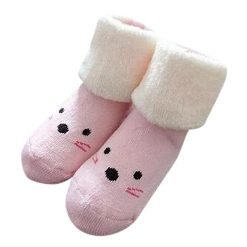 Socks Baby Infant Toddler Boys Girls Cartoon Cute Animals Sock Anti-Slip Knitted Keep Warm stockings | Детская одежда и обувь