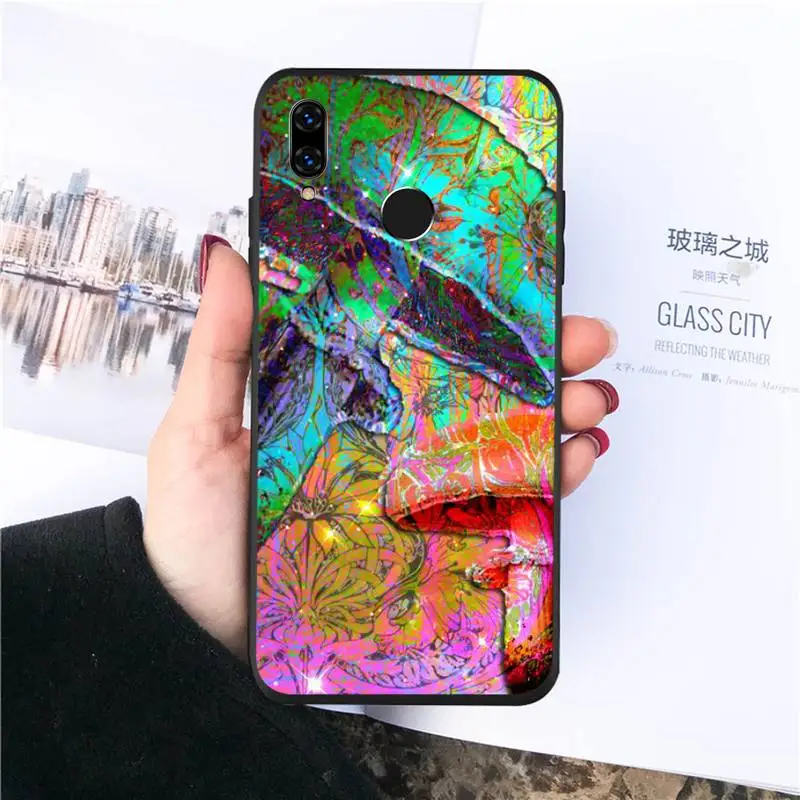 

Weird Trippy Mushroom Psychedelic Art Phone Cases For Huawei honor Mate P 10 20 30 40 Pro 10i 9 10 20 8 x Lite Luxury brand