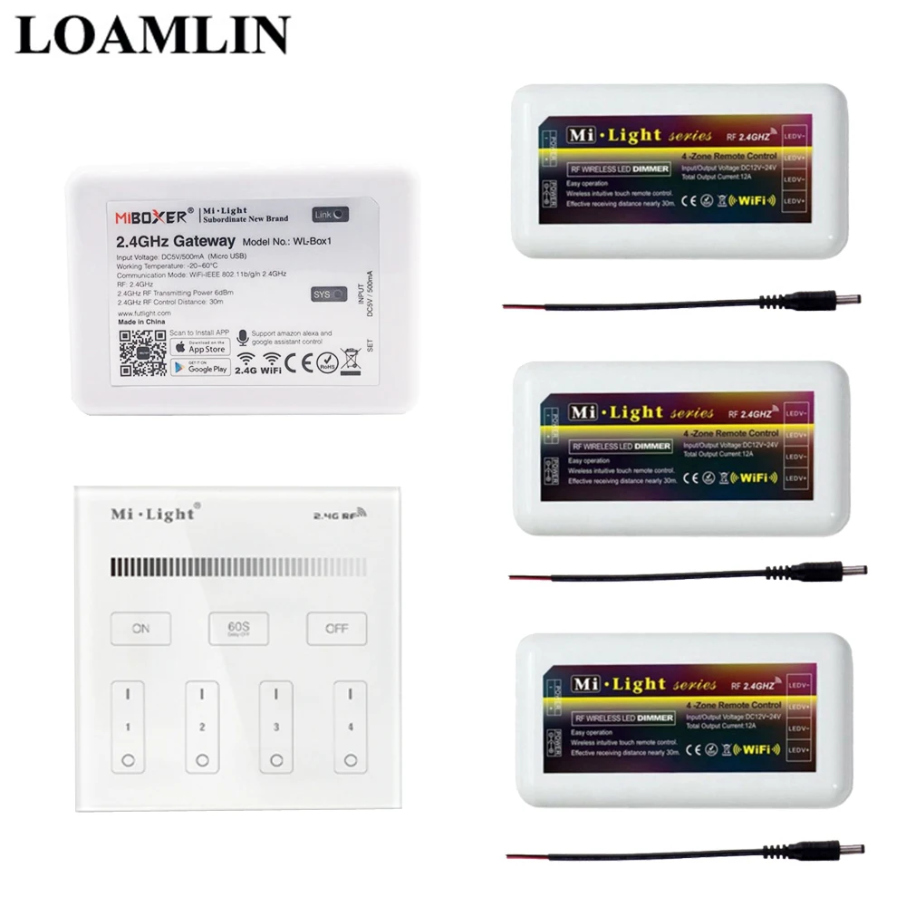 Контроллер светодиодной ленты Mi light B1 пульт дистанционного управления Wifi Ibox2