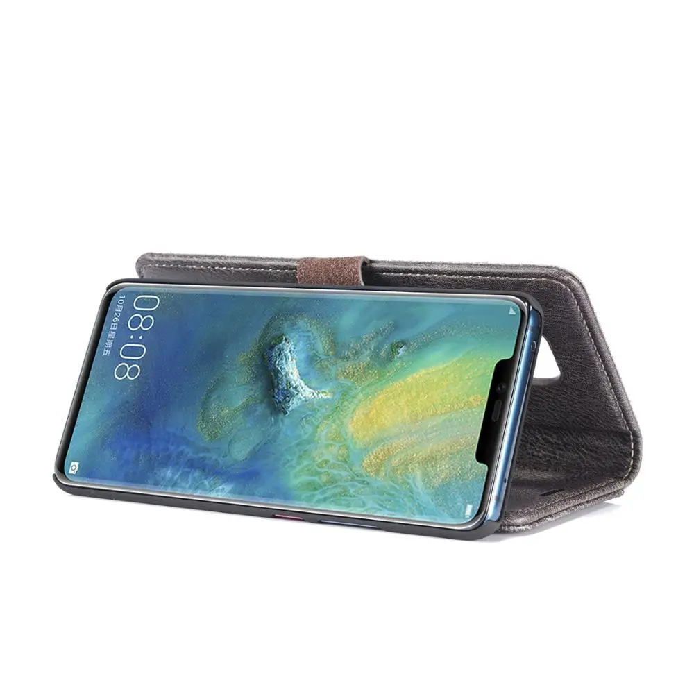 Чехол для huawei Nova 5i Pro 5 mate 20 магнитный с крышкой Роскошный кожаный съемный кошелек