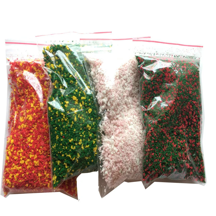 30 г смешанные цвета архитектура масштабная модель трава туфт кусты строительные