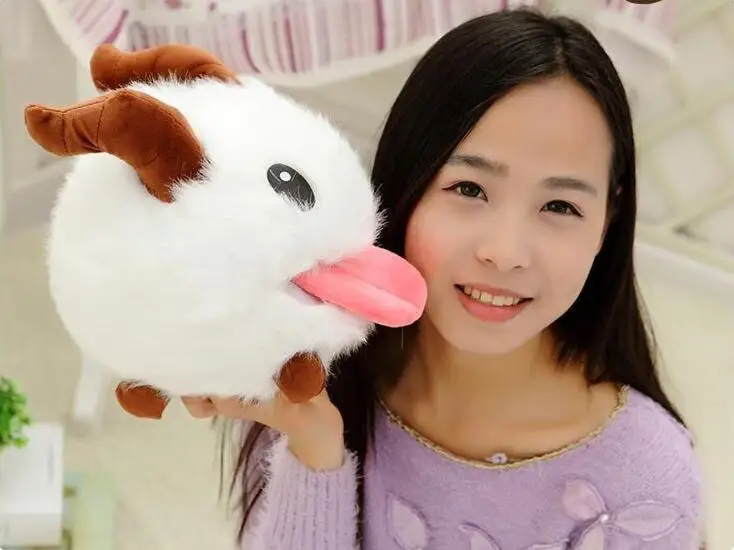 

6 Pcs/lot L.O.LPoro Plush Toys Game Vi Poro Peluche Figures Cosplay Doll 30cm Filling Pillow for Gift