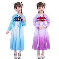 2021 new girls han dresses spring summer childrens han costume chinese fairy girl dress ancient dress girls clothes