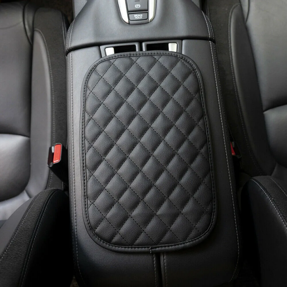 

35x20cm Car Armrest Cover Accessories Armrest Cover Black Center Console