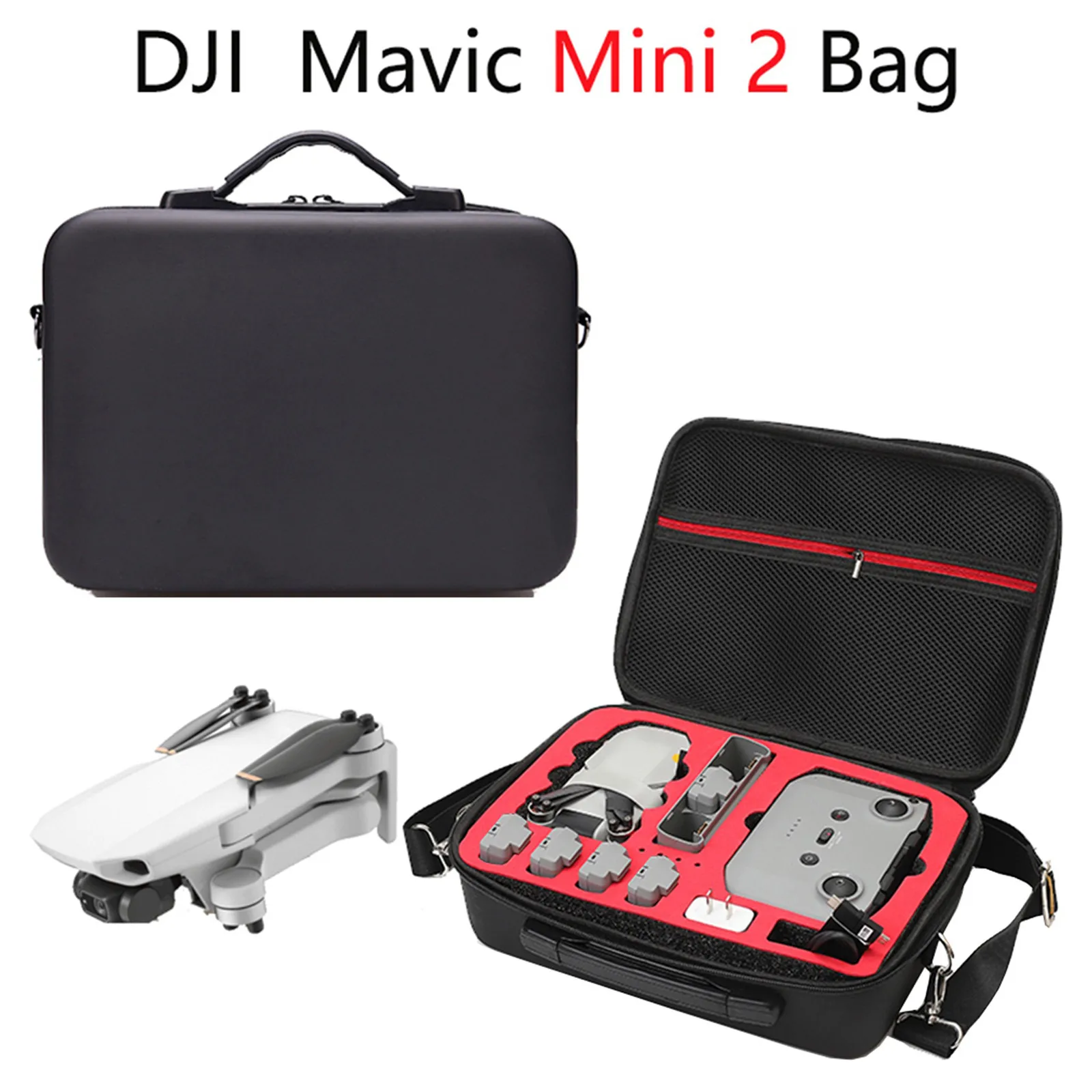 Чехол для переноски DJI Mavic Mini 2 EVA Жесткий сумка хранения камеры дрона и