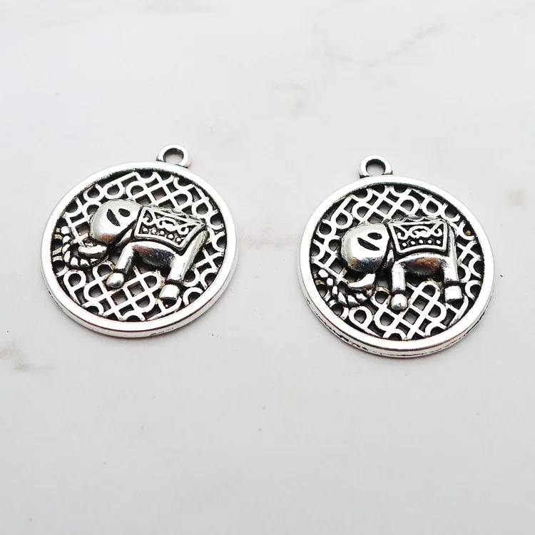 

Подвески в виде слона 15 шт./лот 18*20 мм, Подвески, античное серебро, сделай сам, тибетские украшения ручной работы, сделай сам