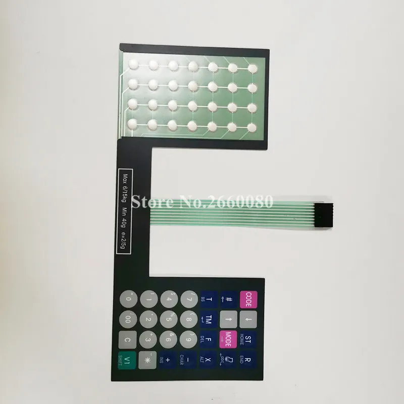 20 шт./лот METTLER Toledo 3600 пленка для клавиатуры английская Versio Mettler Tiger 8442 P8442 3650 3680 весы