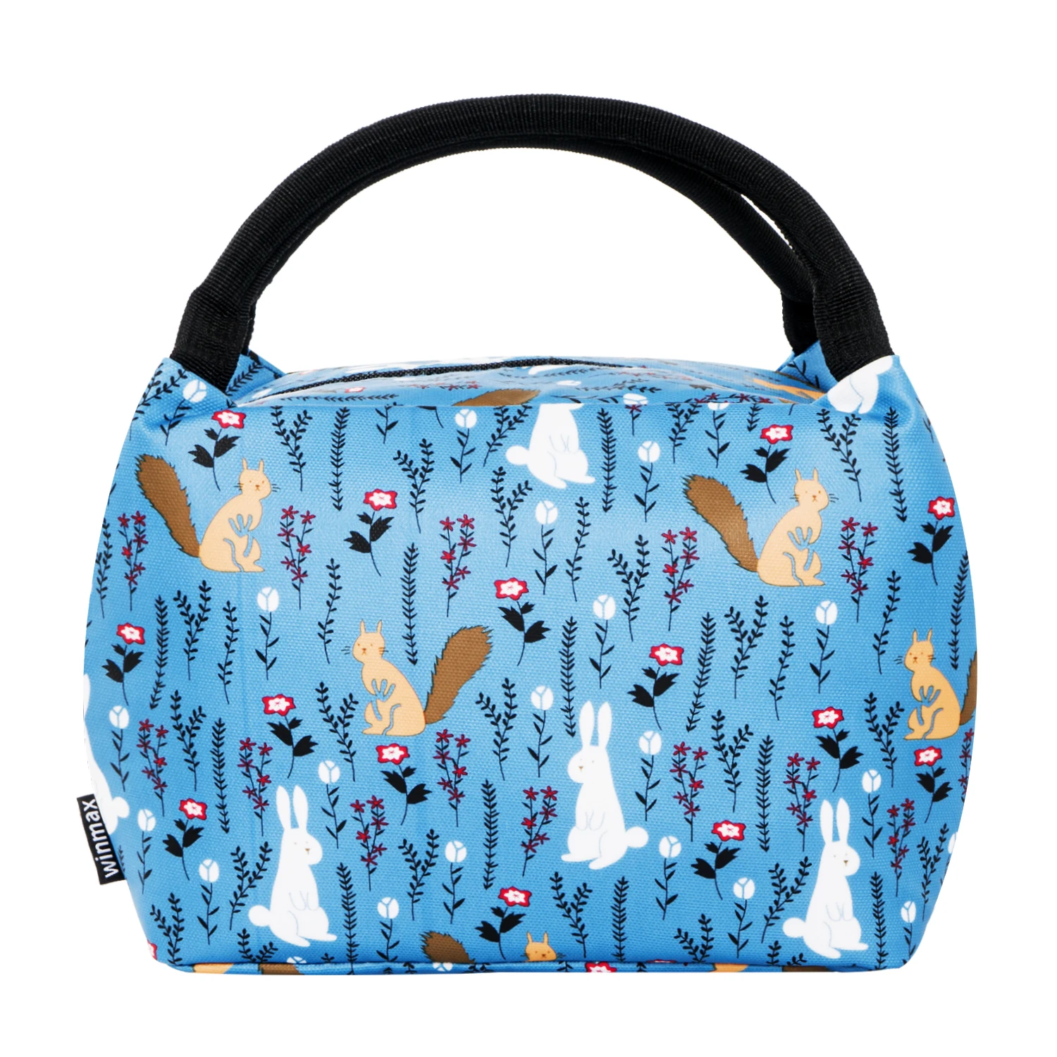 

Winmax Brand Rabbit Print Lunch Bags for Women Kids Thermal Insulated Portable Tote Cooler Bag Bento Storage Lunch Box Container