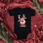 Детская счастливая Рождественская фотография, милая Одежда для мальчиков и девочек, фотография детской одежды