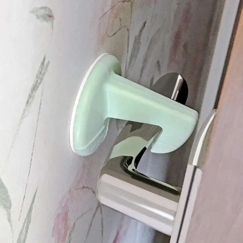 

Hot Self-adhesive Silicone Door Handle Crash Pad Rubber Door Handle Lock Silencer Protective