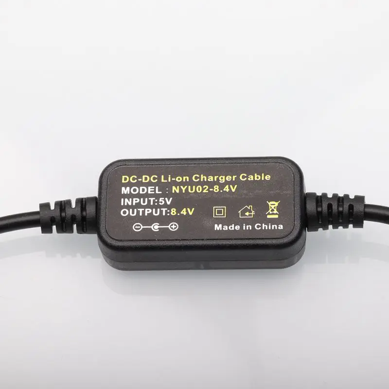 Адаптер USB Dc 5 В в 8 4 в/12 6 для камеры Canon роутера радиатора вентилятора | Электроника