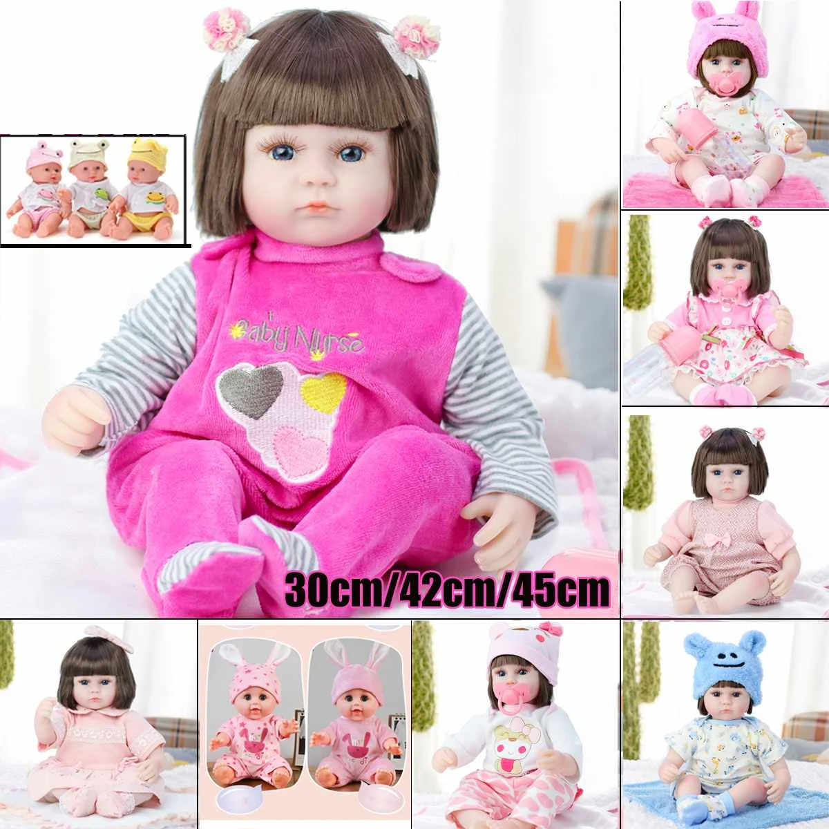 

Baby Dolls Alive Toddler Realistic Real Girls Baby Doll Birthday Christmas Gift Play Toys for Children