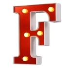 Светодиодный шатер письмо огни 26 букв алфавита ночные светильники лампы для День рождения Домашний декор бара JW