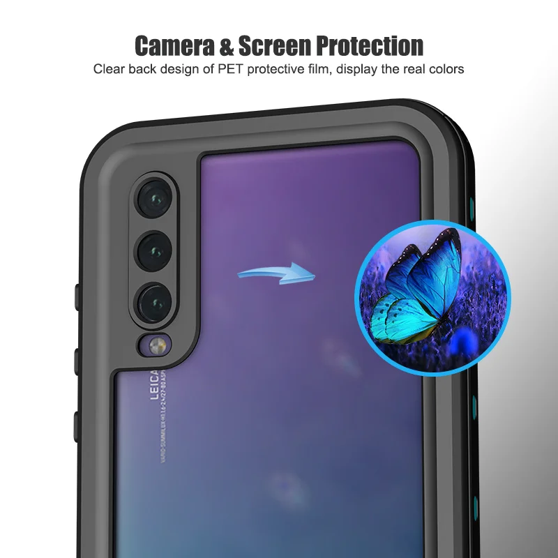 Водонепроницаемый чехол Shellbox для смартфона Huawei P40 P30 Pro Nova 3e 4e пылезащитные Чехлы